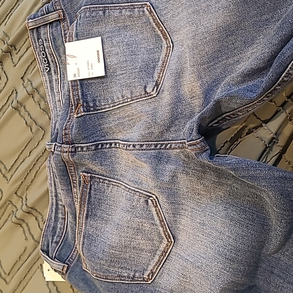 Vigoss Jagger Mid rise distressed skinny blue jeans. Size 30. - Picture 10 of 11